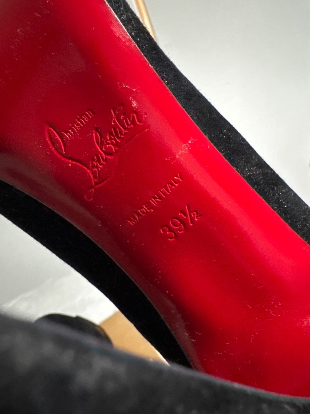 Christian Louboutin So Kate 120 Black Suede  Stiletto Pumps Women's EU 39.5 - Picture 3 of 8